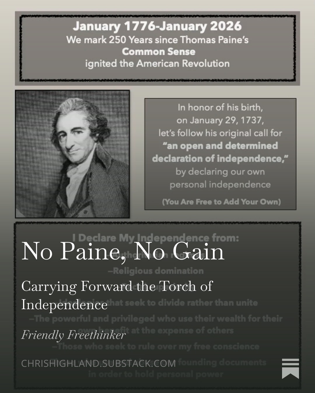 Personal Declarations of&nbsp;Independence